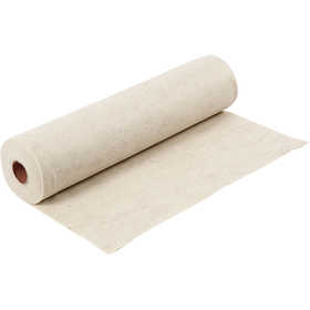 Craft felt, W: 45 cm, thickness 1,5-2 mm, textured, 180-200 g, off-white, 5 m/ 1 roll [HOB-45042]