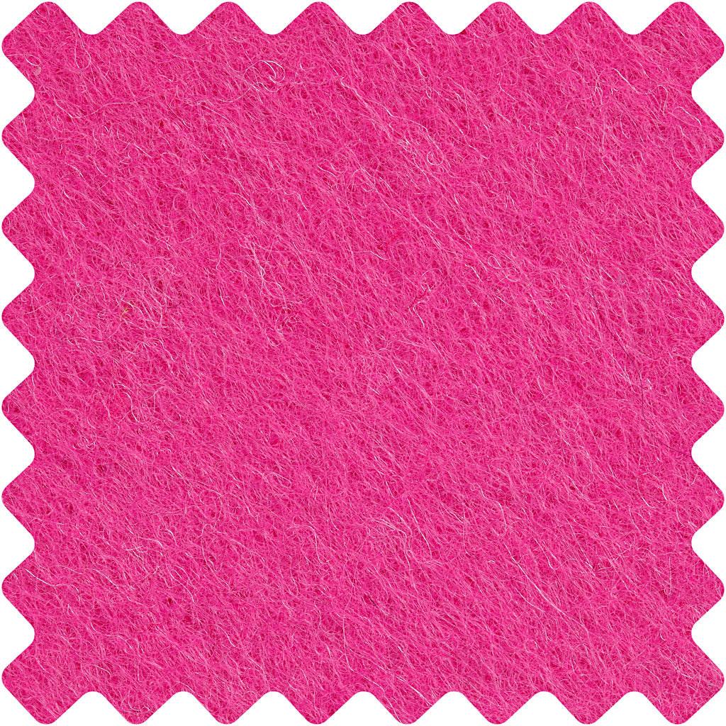 Craft Felt, sheet 42x60 cm, thickness 3 mm, pink, 1 sheet [HOB-45235]