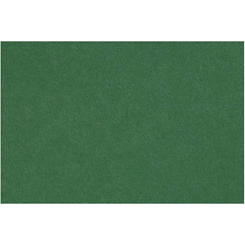 Craft Felt, sheet 42x60 cm, thickness 3 mm, dark green, 1 sheet