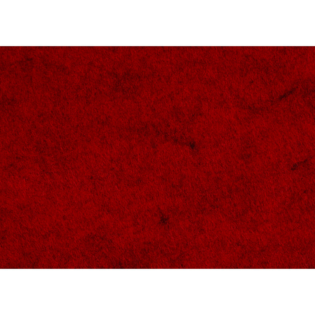 Craft felt, A4, sheet 210x297 mm, thickness 1,5-2 mm, textured, red, 10 sheet
