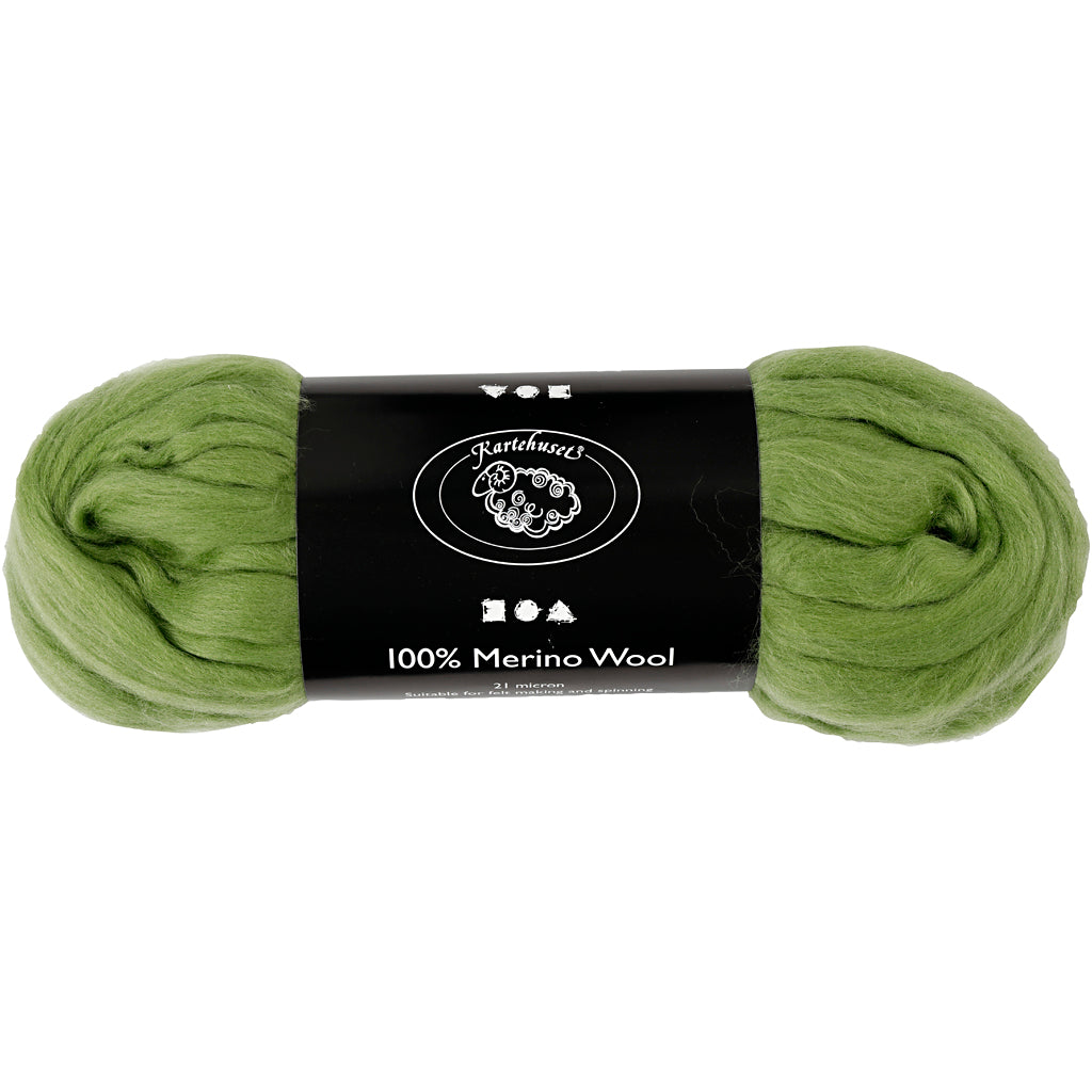 Merino Wool, thickness 21 my, cactus, 100 g