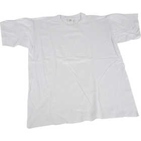 T-shirts, W: 40 cm, size 7-8 years, round neck, 145 g, white, 1 pc [HOB-47206]
