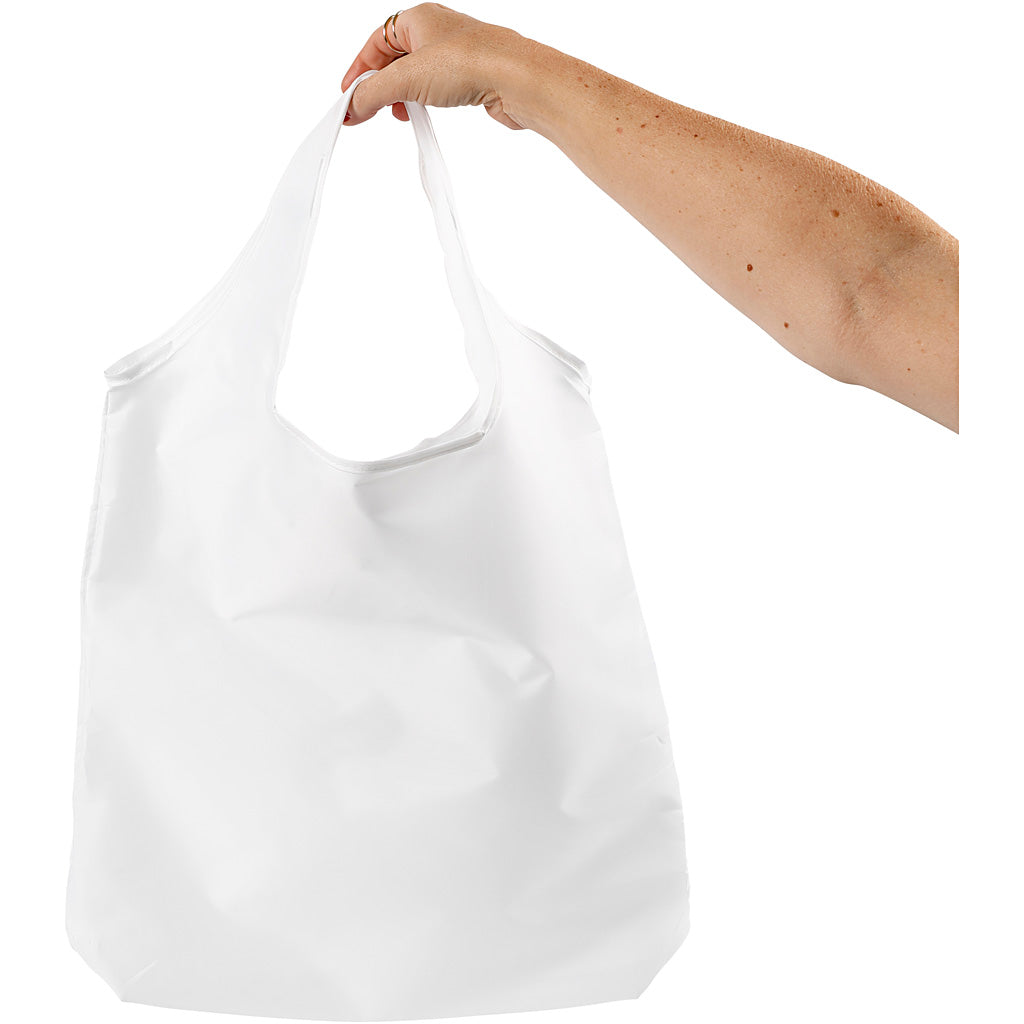 Shopping Bag, size 37x37 cm, white, 1 pc [HOB-474372]