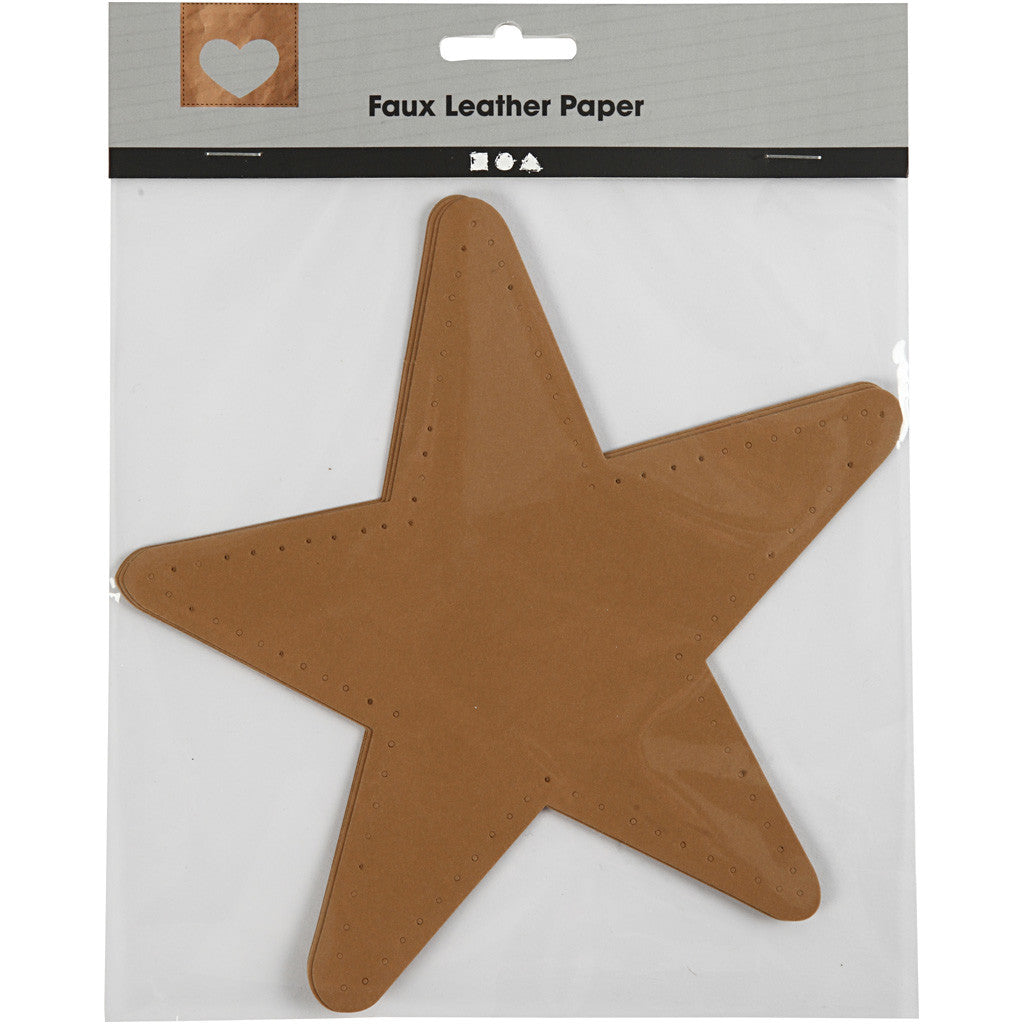 Star, dia. 17 cm, 350 g, natural, 4 pc/ 1 pack [HOB-498774]
