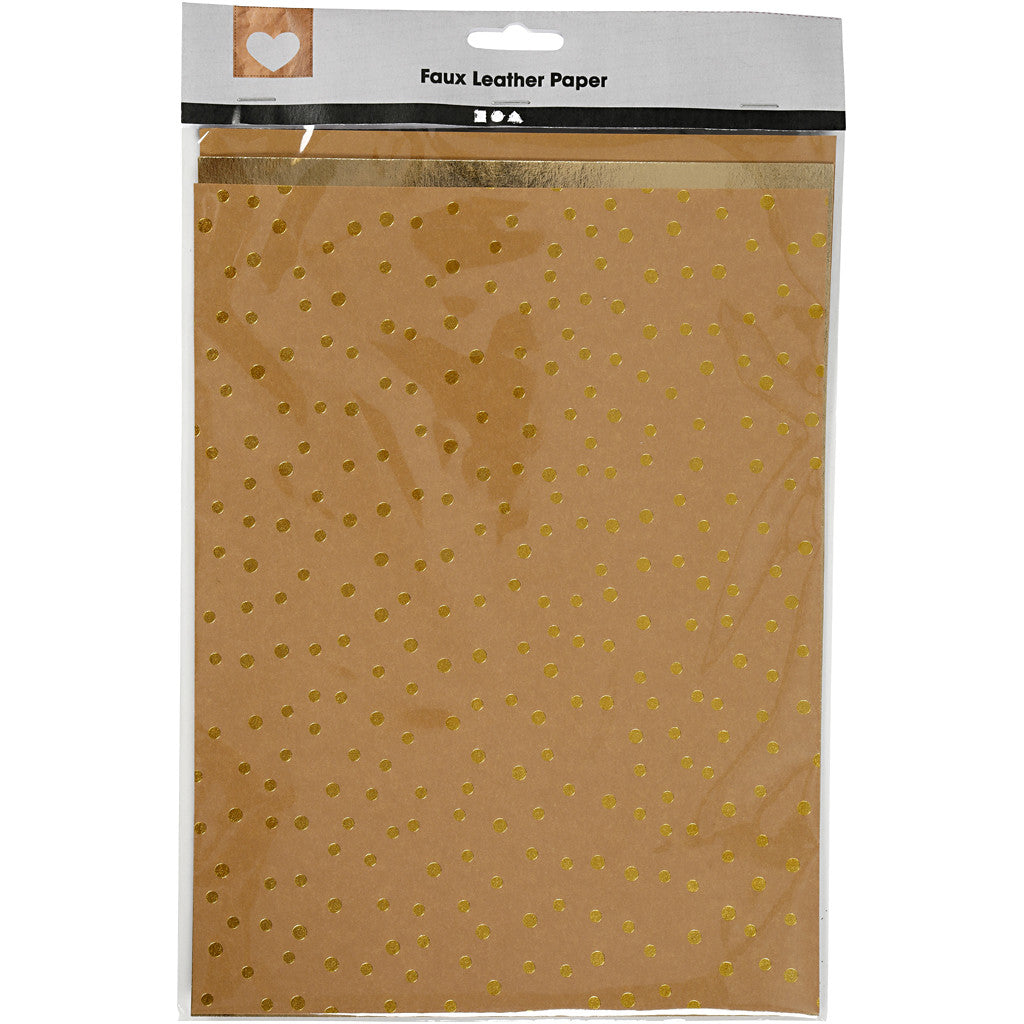 Faux Leather Paper, sheet 21x27,5+21x28,5+21x29,5 cm, thickness 0,55 mm, one coloured,foil,printed, 3 sheet/ 1 pack [HOB-498833]