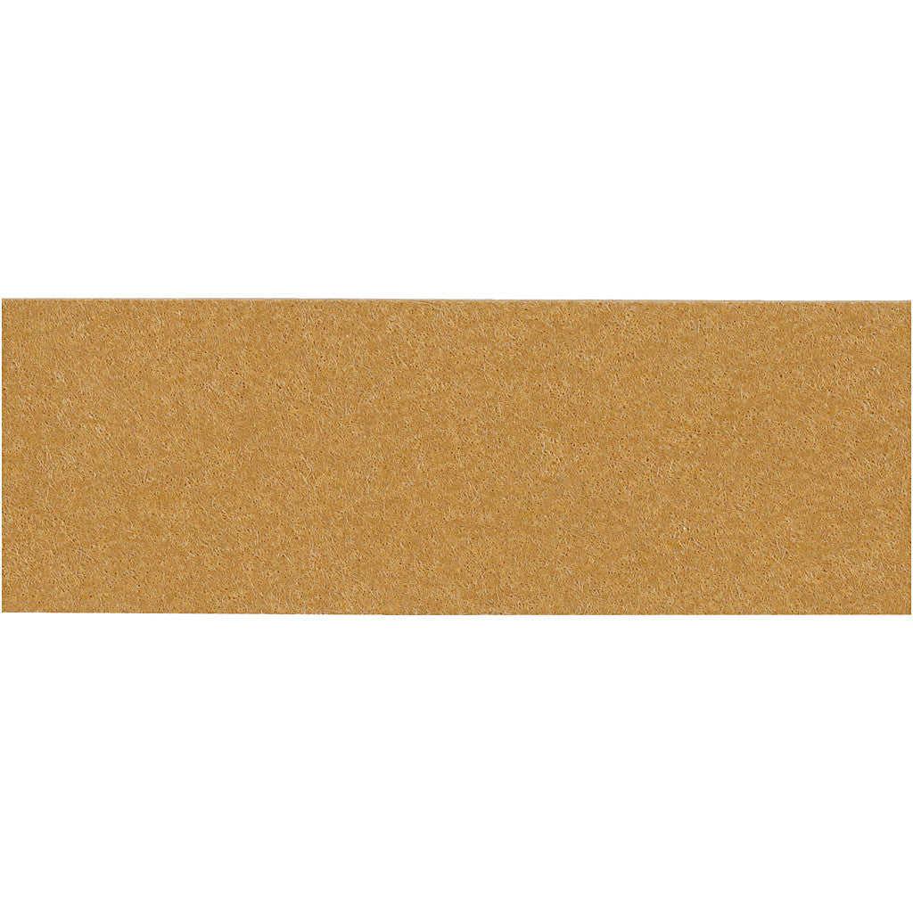 Weaving strips, W: 15 mm, thickness 0,55 mm, light brown, 9.50 m/ 1 roll [HOB-498953]