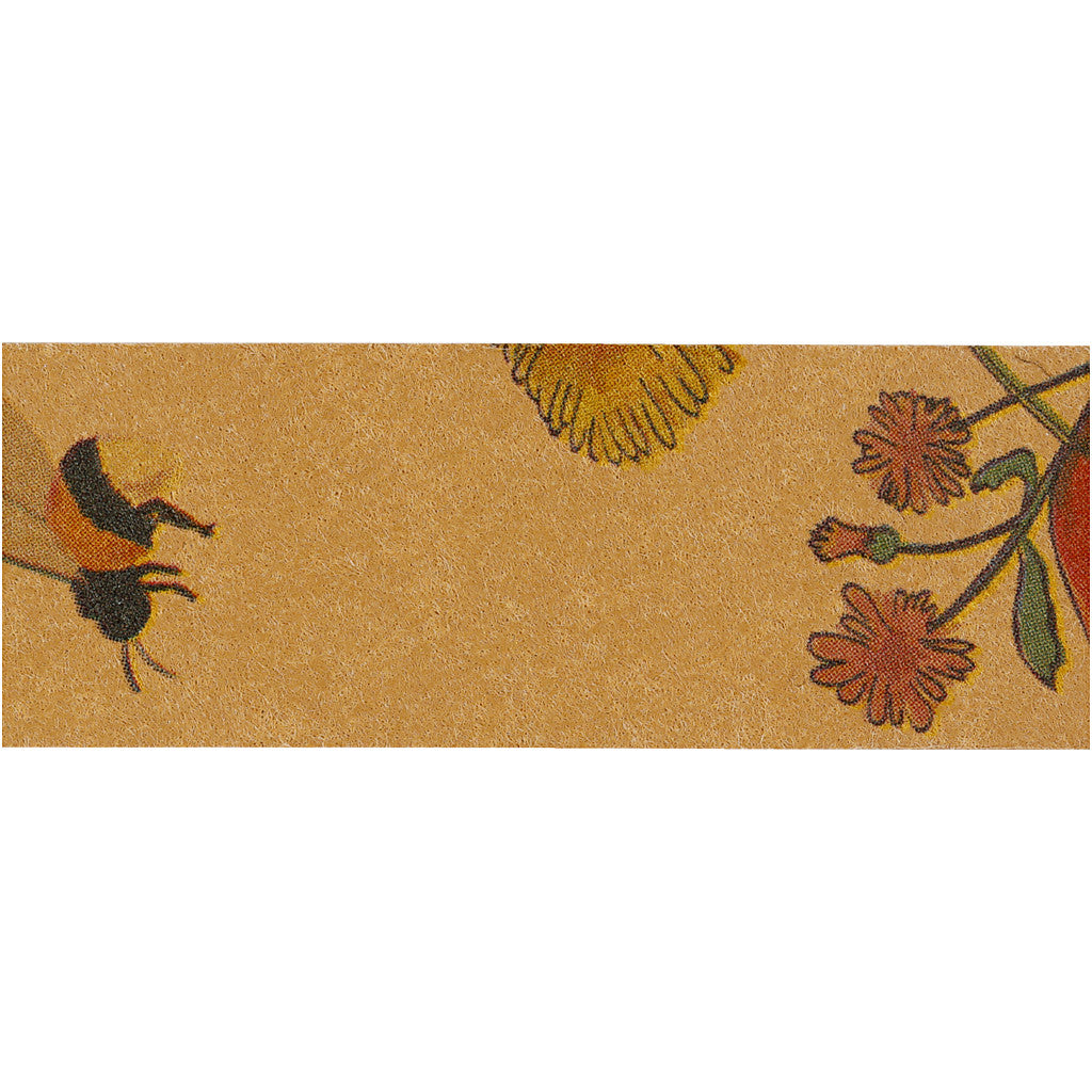 Weaving strips, W: 15 mm, thickness 0,55 mm, light brown, 9.50 m/ 1 roll [HOB-498955]