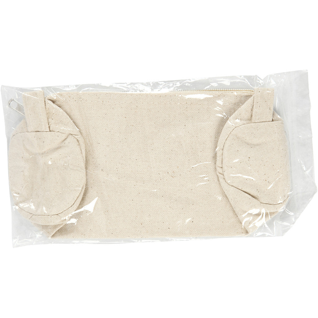 Pencil Case, L: 20 cm, dia. 6 cm, 300 g, light natural, 1 pc [HOB-499070]