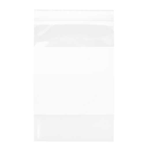 Grip Seal Bags with Write-on-Panel 15x23cm PE 100 micron (100 pieces) [4WE69]