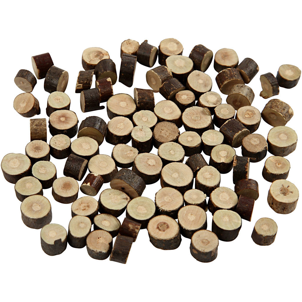 Wood Mix, dia. 7-10 mm, thickness 4-5 mm, 230 g/ 1 pack [HOB-502130]
