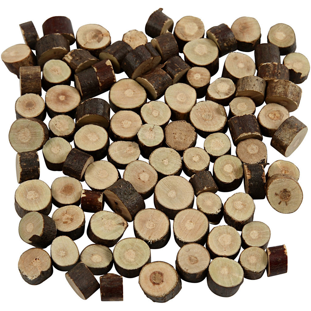 Wood Mix, dia. 7-10 mm, thickness 4-5 mm, 230 g/ 1 pack [HOB-502130]