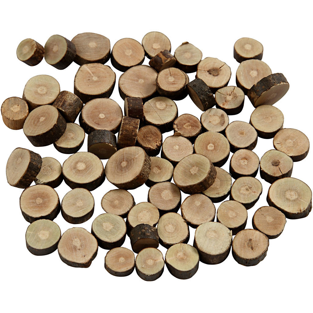 Wood Mix, dia. 10-15 mm, thickness 5 mm, 230 g/ 1 pack [HOB-502150]