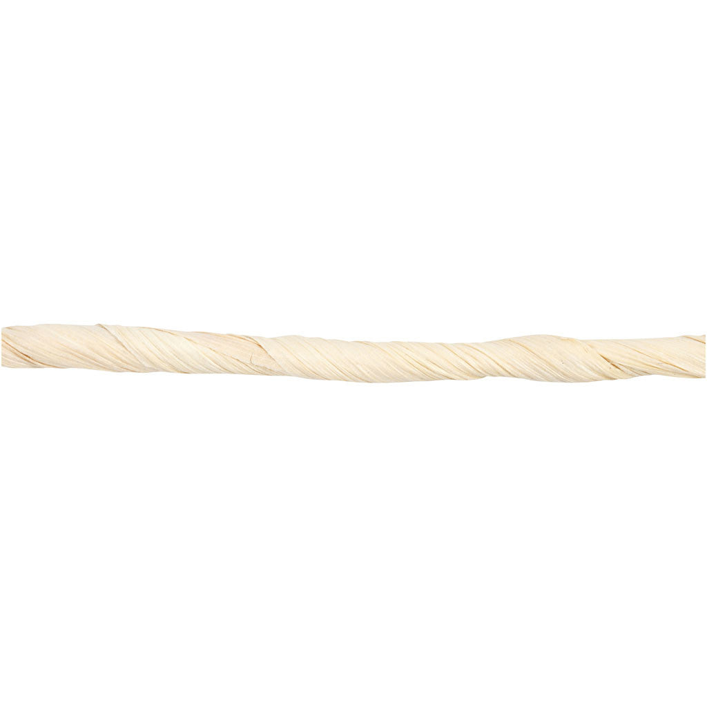 Maize string, W: 3,5-4 mm, ca. 90 m, natural, 500 g/ 1 bundle [HOB-50390]