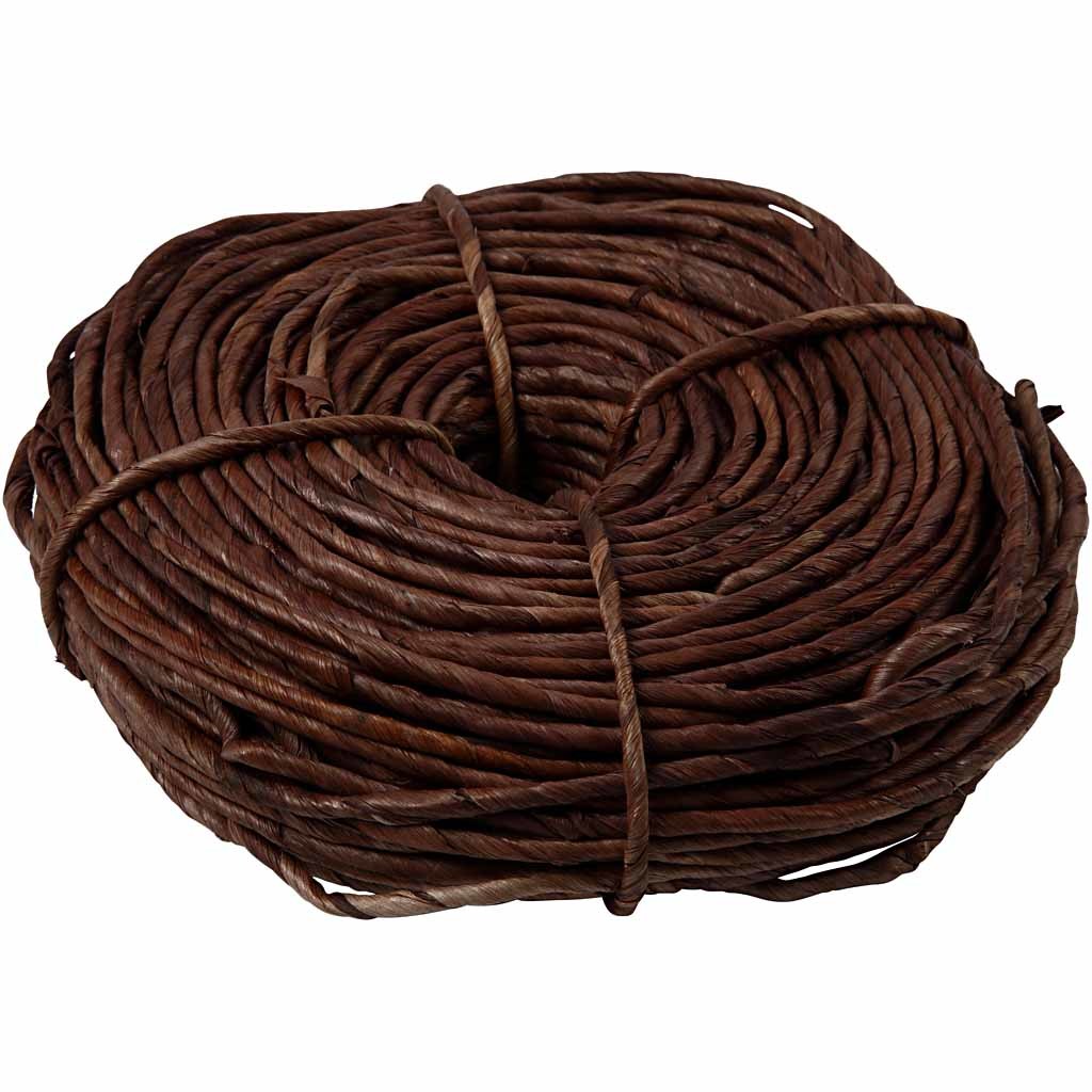 Maize string, W: 3,5-4 mm, ca. 60 m, brown, 300 g/ 1 bundle [HOB-50391]