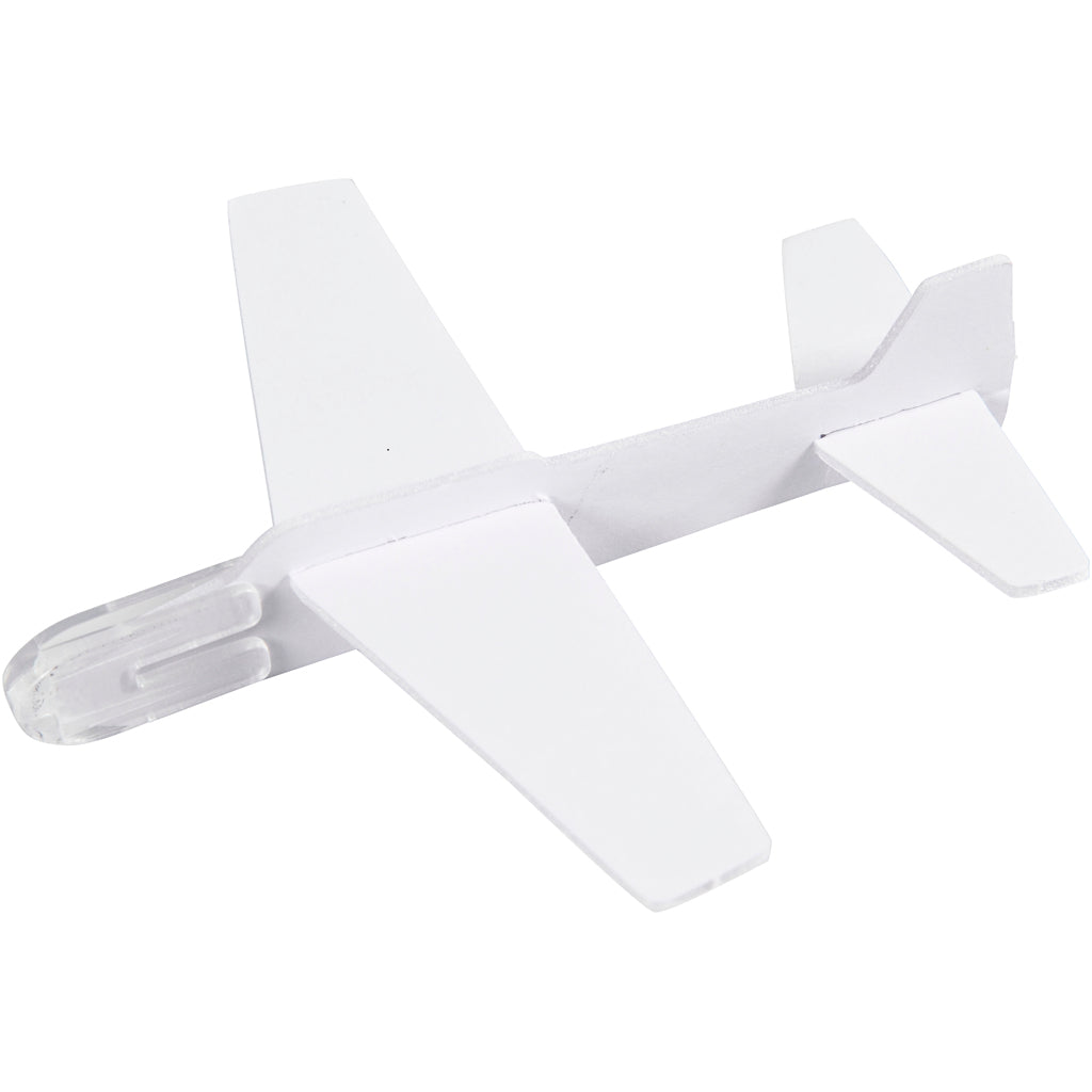 Airplanes, L: 11,5-19 cm, W: 11-17,5 cm, white, 50 pc/ 1 pack [HOB-51234]