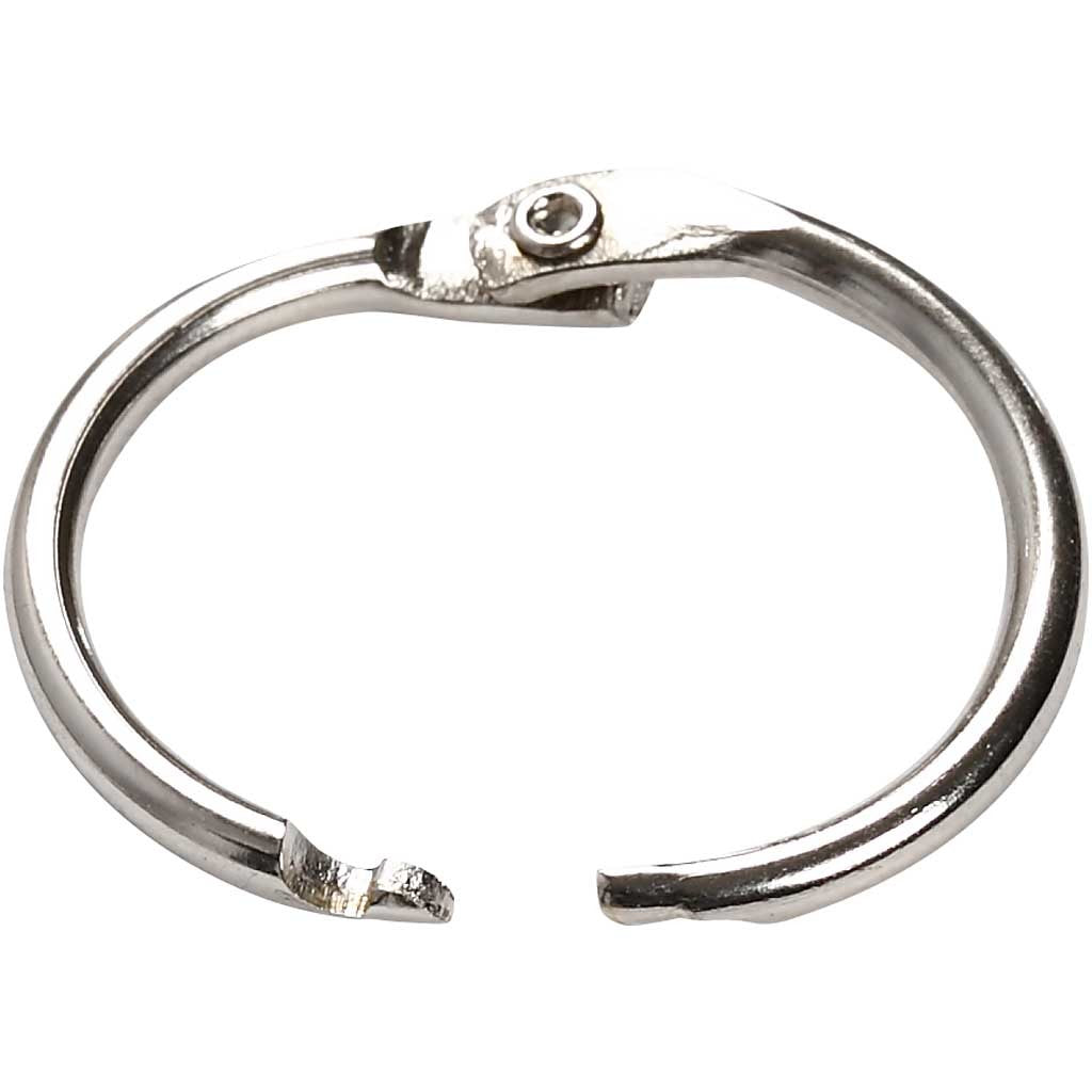 Book Ring, dia. 19 mm, thickness 2 mm, 10 pc/ 1 pack [HOB-51240]