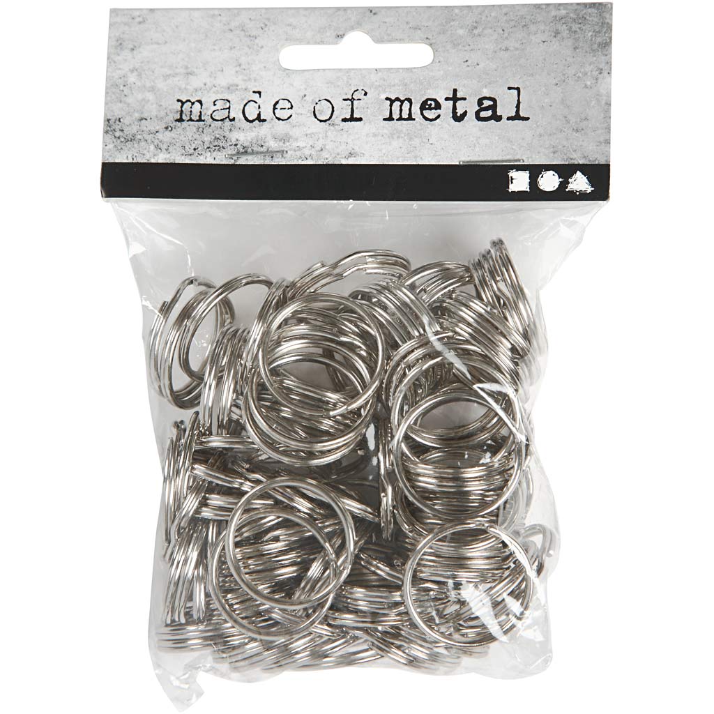 Key rings, dia. 25 mm, 100 pc/ 1 pack [HOB-51275]