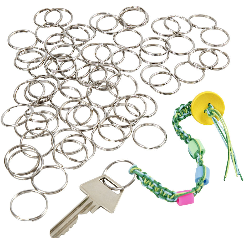 Key rings, dia. 25 mm, 100 pc/ 1 pack [HOB-51275]