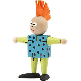 Elastic Figure, H: 8 cm, 5 pc/ 1 pack [HOB-512911]