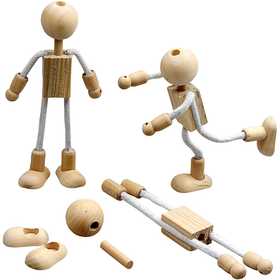 Flexi Figures, H: 12 cm, 4 set/ 1 pack [HOB-517760]