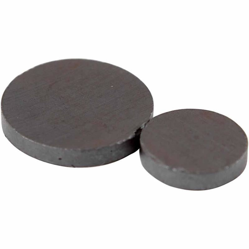 Magnets, dia. 14+20 mm, thickness 3 mm, 2x250pc/ 1 pack [HOB-51789]