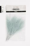 Artificial feathers, L: 15 cm, W: 8 cm, light blue, 10 pc/ 1 pack [HOB-518056]