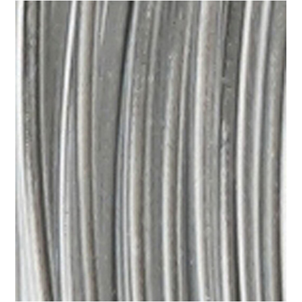 Aluminium Wire, round, thickness 1 mm, silver, 16 m/ 1 roll [HOB-518315]