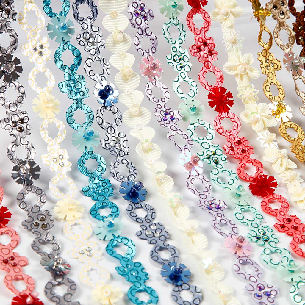 Decorative Ribbon, W: 10 mm, 30x20 cm