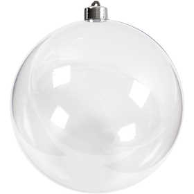 Baubles to Decorate, dia. 15,6 cm, transparent, 1 pc [HOB-52119]