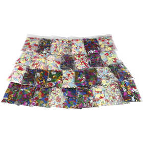 Multi Paillette Mix, size 7-30 mm, assorted colours, 32x25 g/ 1 pack [HOB-52253]