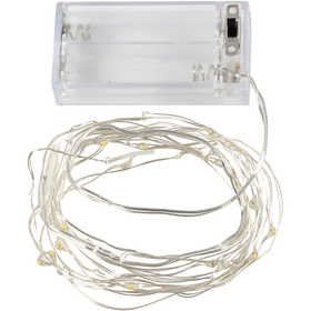 LED String of Lights, L: 3,15 M, silver, 1 pc [HOB-52329]