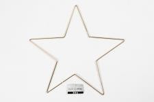 Star Ornament, dia. 30 cm, thickness 3 mm, gold, 1 pc [HOB-52423]