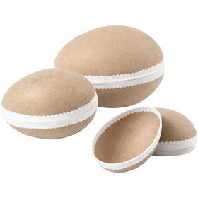 Two-piece Egg, L: 12+15+18 cm, 3 pc/ 1 pack [HOB-54174]