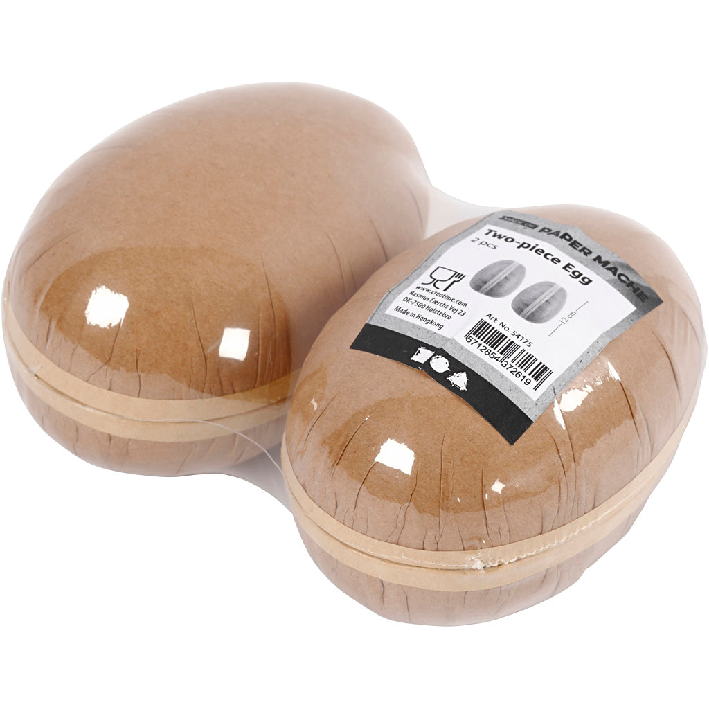 Two-piece Egg, L: 12 cm, 2 pc/ 1 pack [HOB-54175]