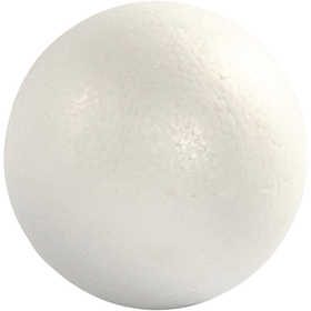 Polystyrene Balls, dia. 14,8 cm, white, 1 pc [HOB-54314]