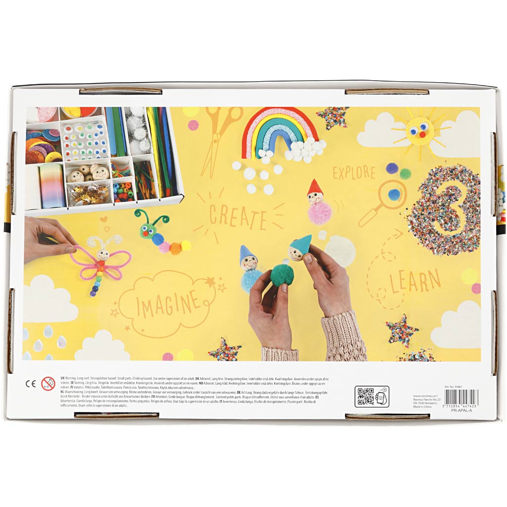 Craft Mix, Rainbow, 1 set [HOB-54461]