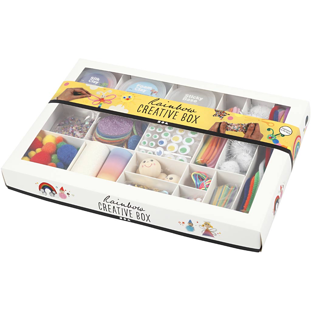 Craft Mix, Rainbow, 1 set [HOB-54461]