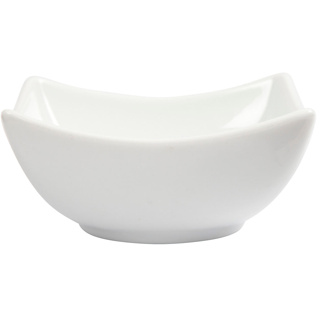 Bowl, H: 4,5 cm, dia. 10 cm, white, 12 pc/ 1 pack [HOB-55523]