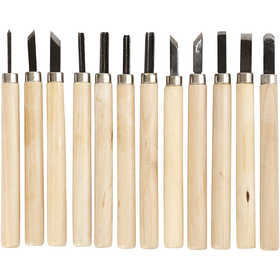 Carving Set, 12 pc/ 1 pack [HOB-55706]