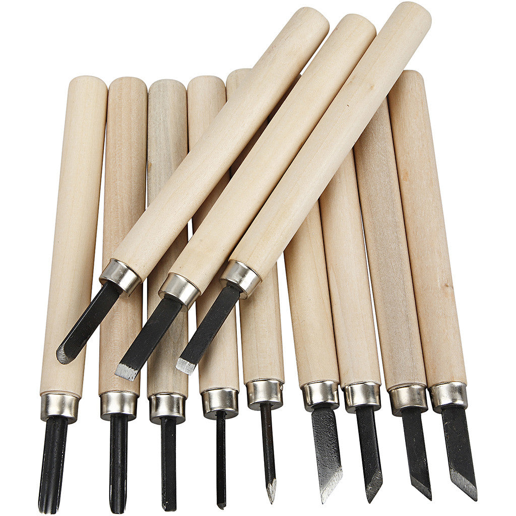 Carving Set, 12 pc/ 1 pack [HOB-55706]