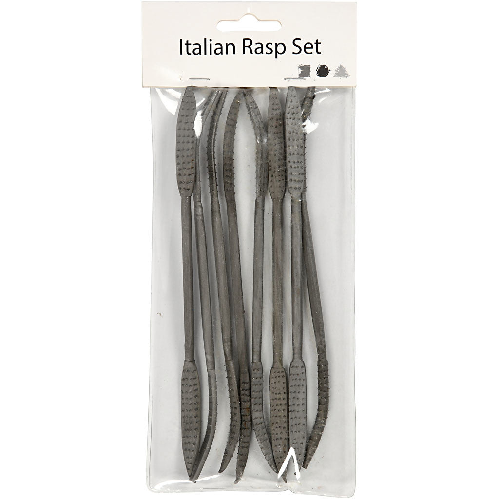 Italian Rasp Set, 8 pc/ 1 pack [HOB-55708]