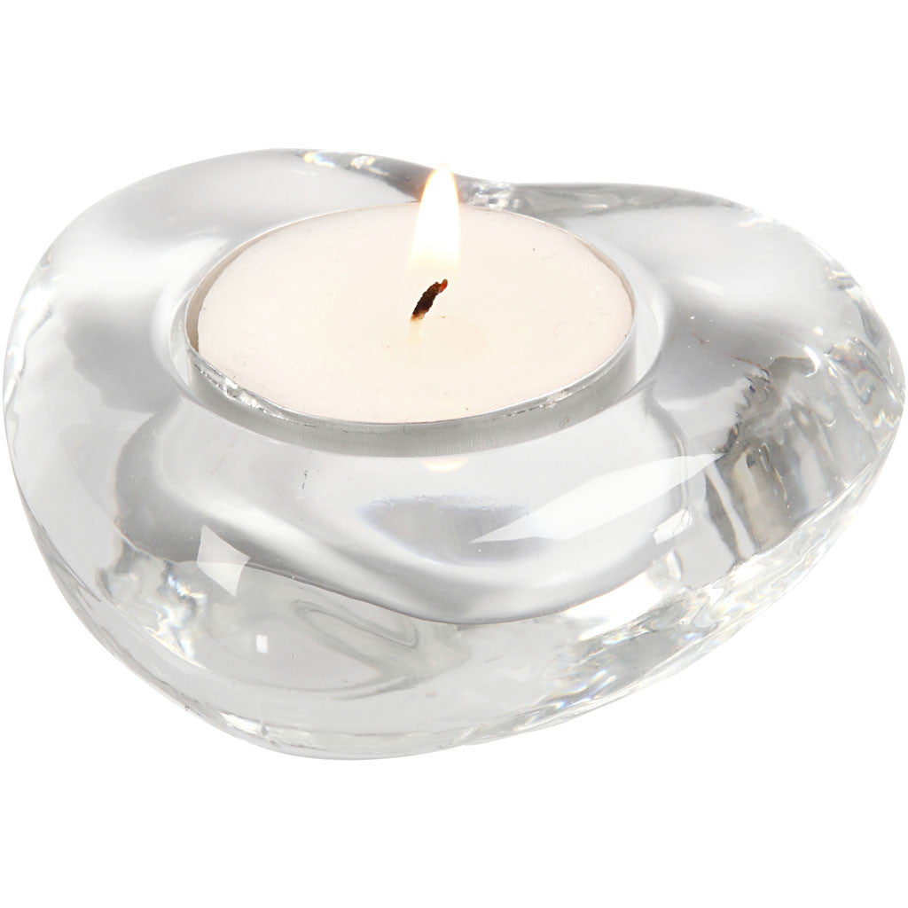 Tea Light Candle Holder, size 8x8 cm, thickness 25 mm, 1 pc [HOB-558600]