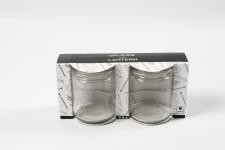 Lantern, H: 10 cm, dia. 7,6 cm, 2 pc/ 1 pack [HOB-55862]