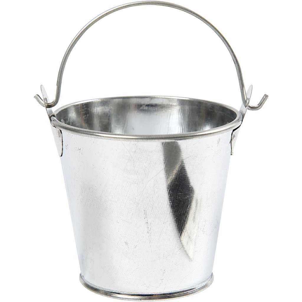 Mini Buckets, H: 50 mm, dia. 55 mm, 6 pc/ 1 pack [HOB-558861]