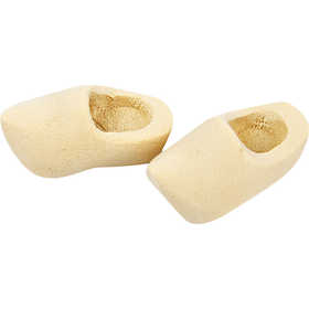 Dutch Wooden Clogs, L: 30 mm, 2 pair/ 1 pack [HOB-561033]