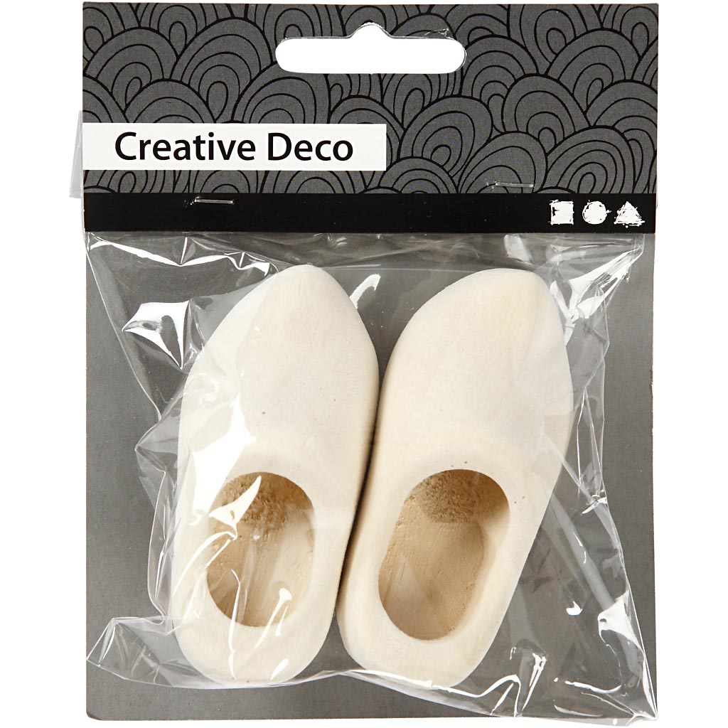 Dutch Wooden Clogs, L: 70 mm, 1 pair [HOB-561073]
