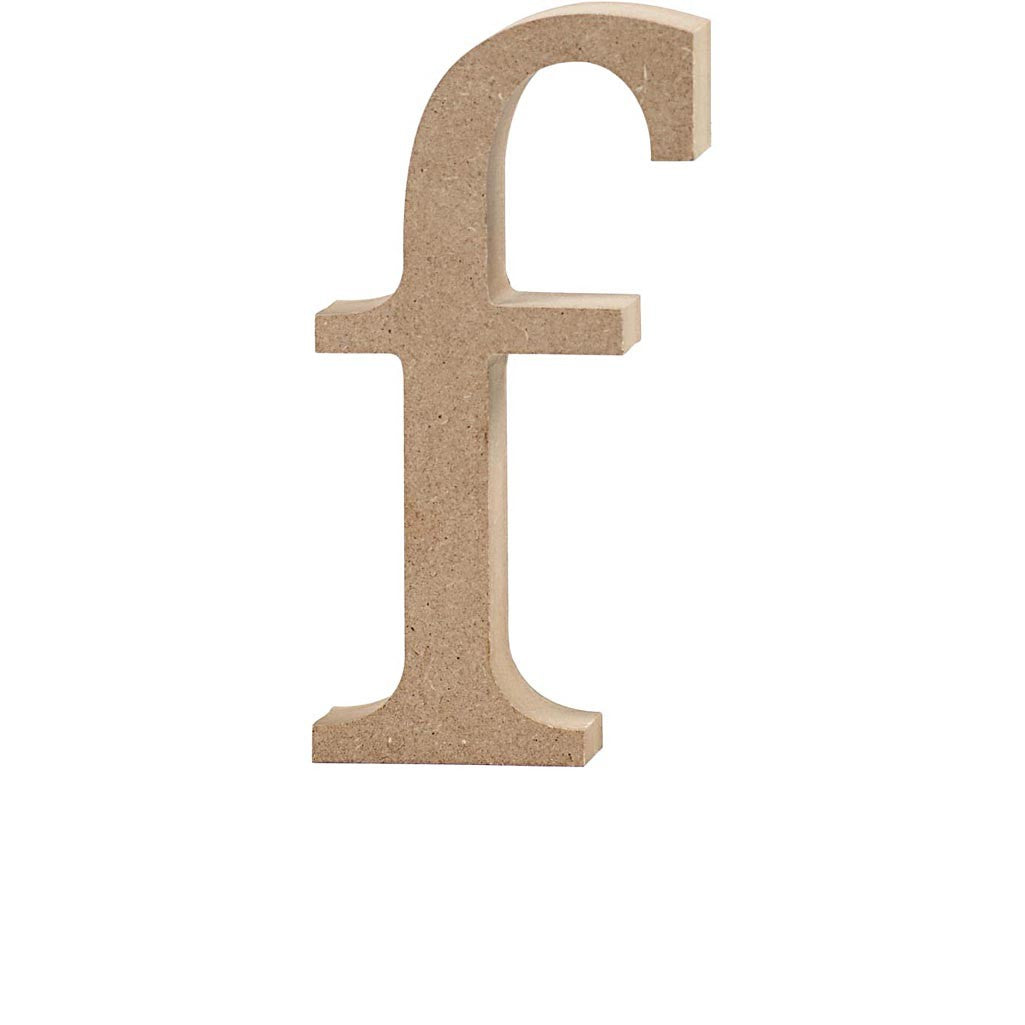 Letter, f, H: 13 cm, thickness 2 cm, 1 pc [HOB-56245]