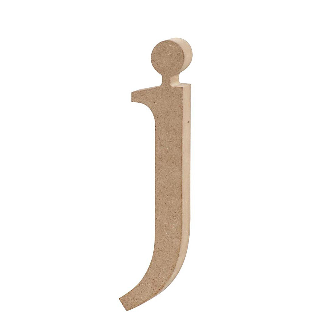 Letter, j, H: 15,5 cm, thickness 2 cm, 1 pc [HOB-56249]