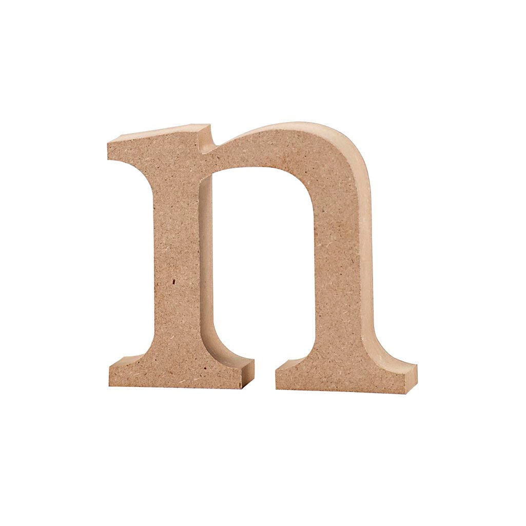 Letter, n, H: 8 cm, thickness 2 cm