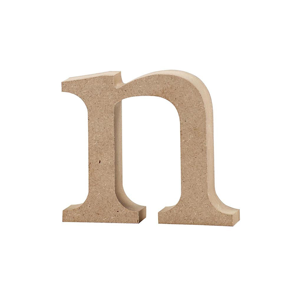 Letter, n, H: 8 cm, thickness 2 cm, 1 pc [HOB-56253]